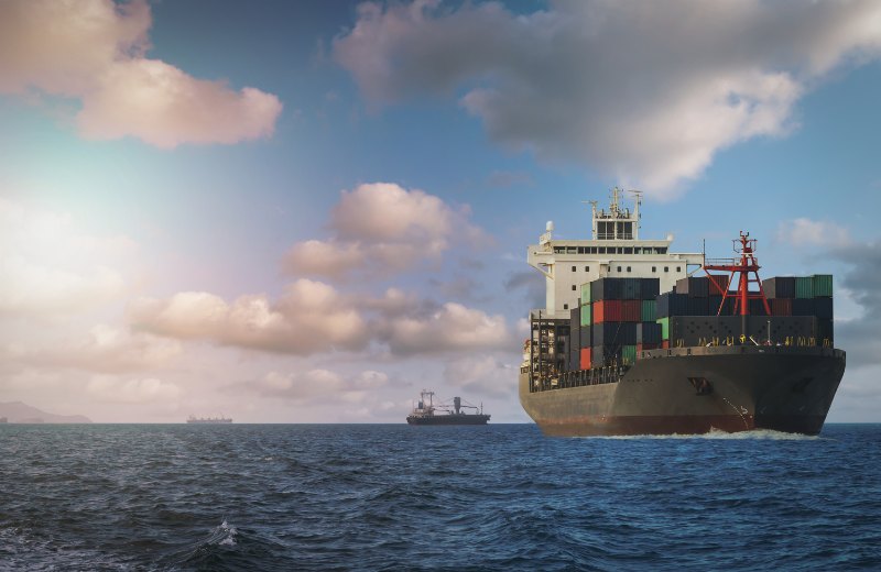 Nexa Prefab global shipping and logistics operations sending container units worldwide