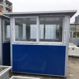 Outdoor Prefabricated Security Guard House Security Booth Sentry Box