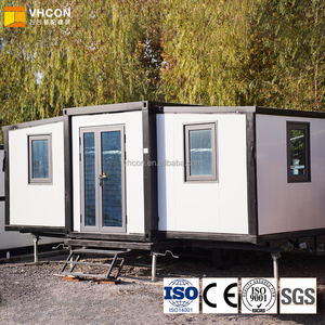 Modular Prefabricated Mobile Clinic Medical Unit Galvanized Steel Structure Hygienic Coating Expandable Container House