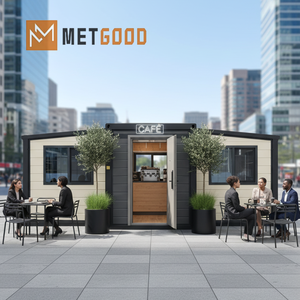 Movable Prefab Expandable Sandwich Panel Contemporary Container House Pop-up Cafe