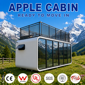 Boho Style Apple Cabin Prefab Modular House