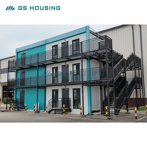 3 Storey Customized Modular Container Houses Prefab Office Building