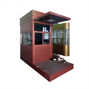Customized Size Steel Security Guard Room Prefabricated Outdoor Sentry Post Modular Guard Shack