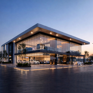 Low Cost Modern Prefabricated Exhibition Hall Modular Warehouse Steel Structure