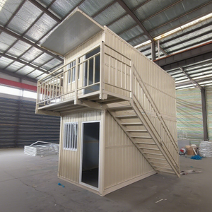 Space Saving Foldable Container House Prefab Modular Building for Urban Temporary Housing Commercial
