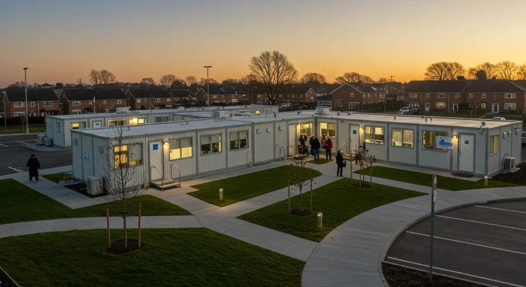 Modular emergency hospital unit engineered by Nexa Prefab