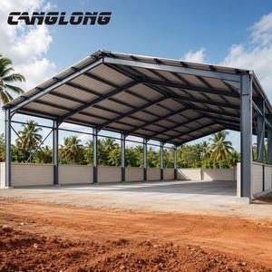 Modern Lightweight Steel Storage Building Kit