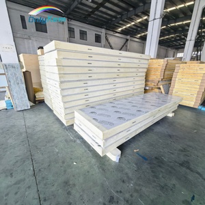 Cold Room Panel 75/100/120/150/200mm Polyurethane PU Sandwich Panels For Walk In Cooler Freezer Cold Storage Room Panel